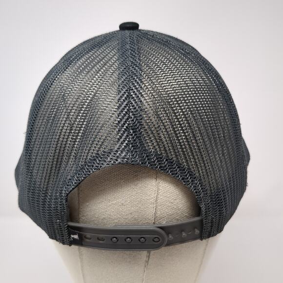 Local Boy Outfitters Snapback Trucker Hat Black One Size Adjustable Mesh Back - Picture 6 of 9